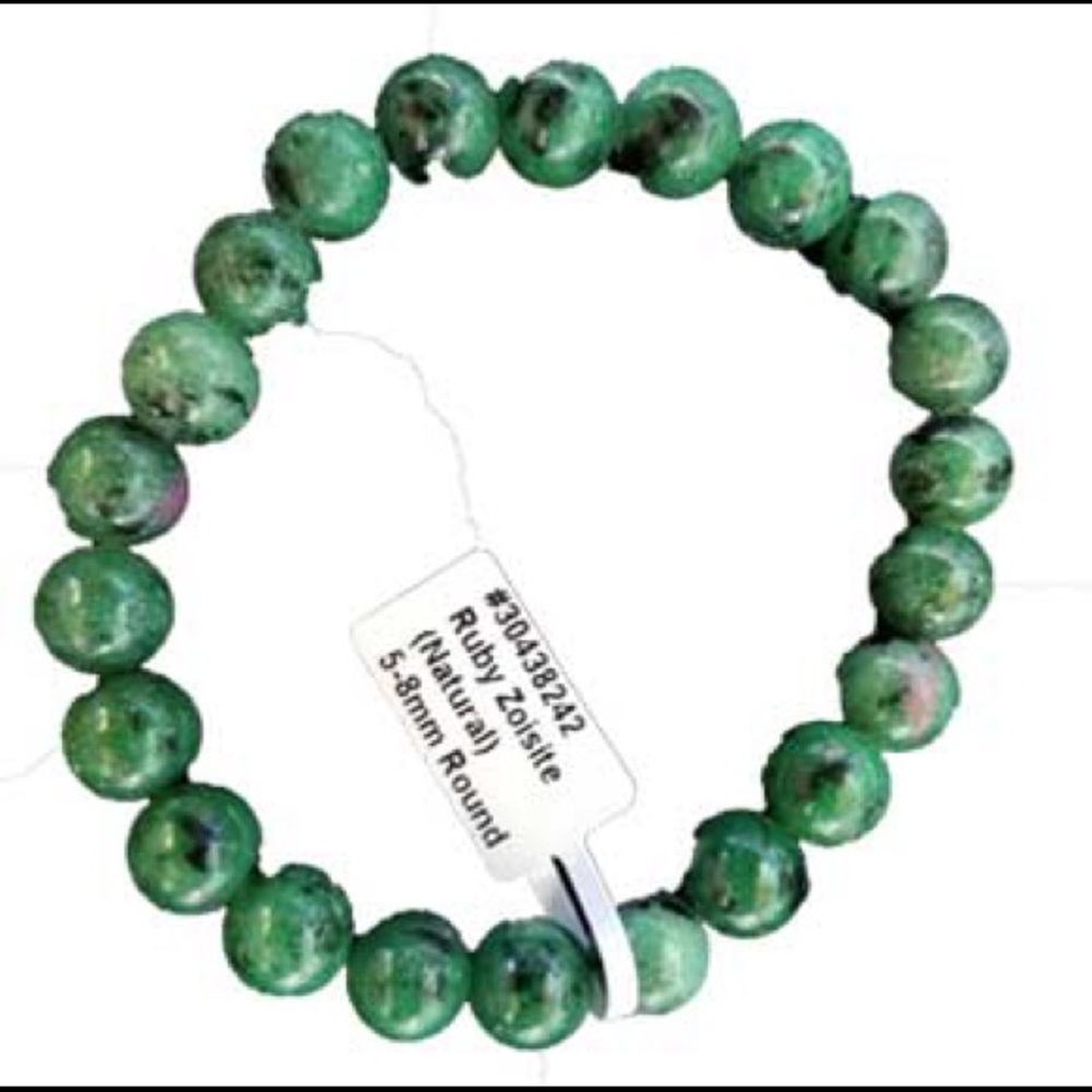 Ruby Zoisite Stretch Bracelet